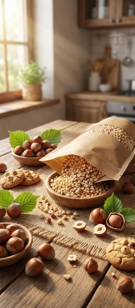 Kavrulmuş kıyılmış fındık