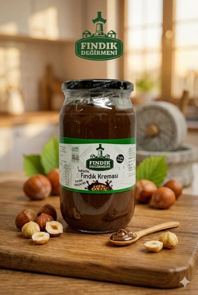 Kakaolu Fındık Kreması %45 fındık parçaçıklı 1 kg