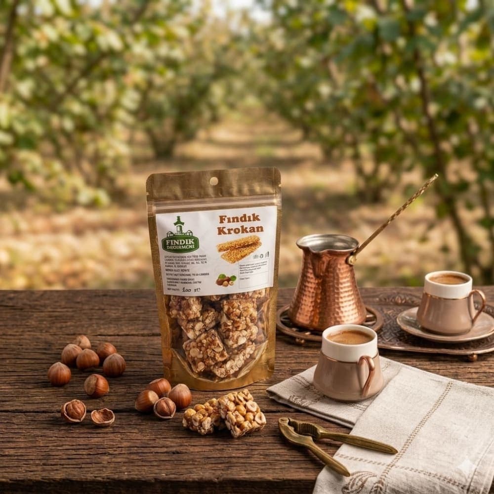 Kahvenizin En Çıtır Eşi: Fındık Krokan 100 gr