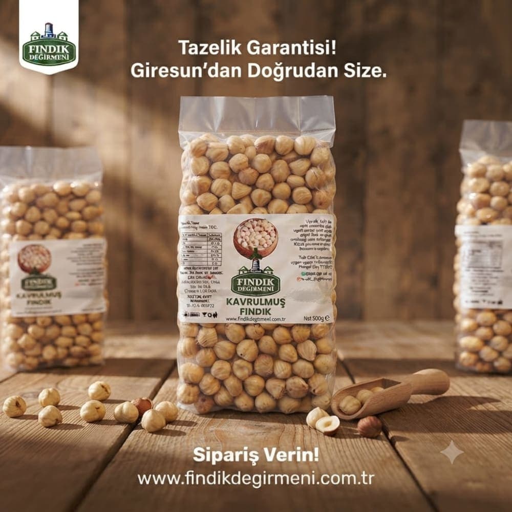 Fındık Değirmeni Taze Kavrulmuş Fındık 500 GR - 500 GR